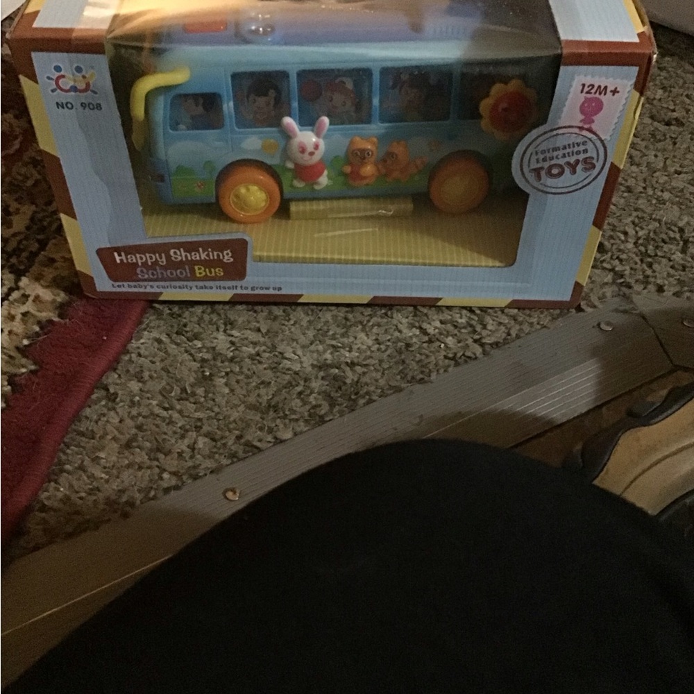 Source Unknown Vibrant Animal School Bus Toy